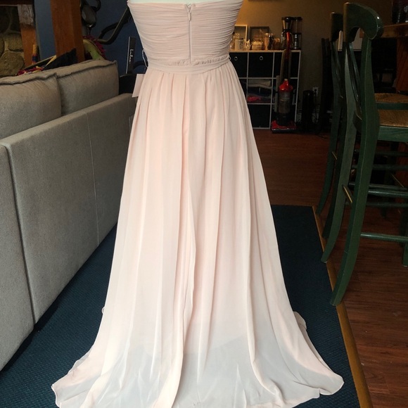 🆕 Blush Pink Strapless Maxi Dress (Lulus) - Picture 4 of 7